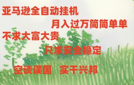亚马逊全自动浏览挂机，，收益稳定且前景广阔-资源宝库