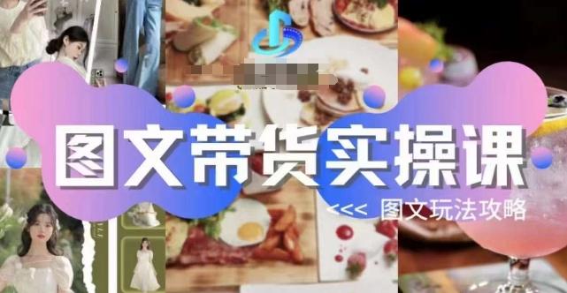 图文带货实操课，图文玩法攻略玩法-资源宝库