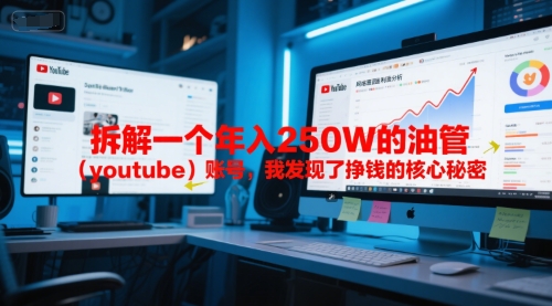 付费文章：拆解一个年入250W的油管(youtube)账号，我发现了挣钱的核心秘密-资源宝库