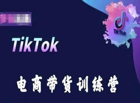 TikTok电商带货训练营，跟随时代潮流，跨境掘金-资源宝库