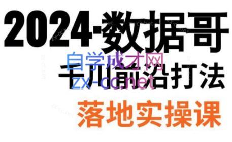 数据哥·2024年千川前沿打法落地实操课-资源宝库