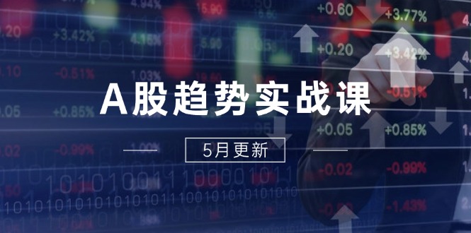 A股趋势实战课：主力动向+政策红利，2025全年策略5月更新-资源宝库