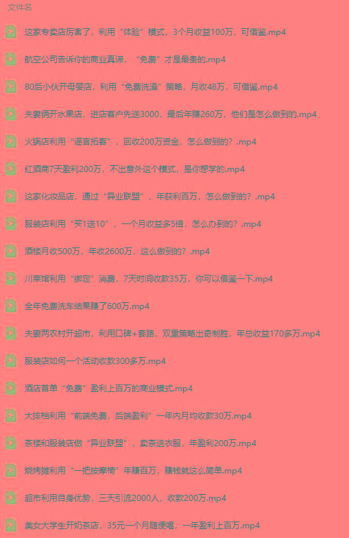 图片[5]-(9607期)真实有效391套商业模式，年入几十到几百万案例解析(电子书+视频+图文)-资源宝库