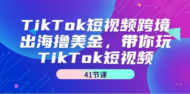 TikTok短视频跨境出海撸美金，带你玩TikTok短视频(41节课)-资源宝库