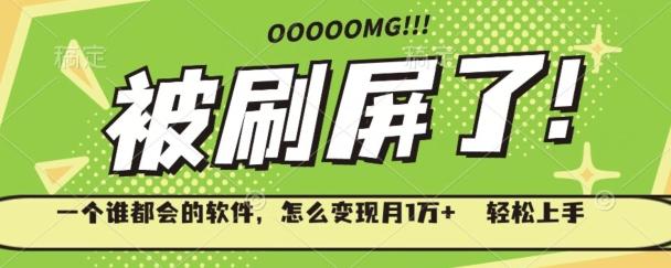 一个谁都会的软件，怎么变现月1万+轻松上手-资源宝库