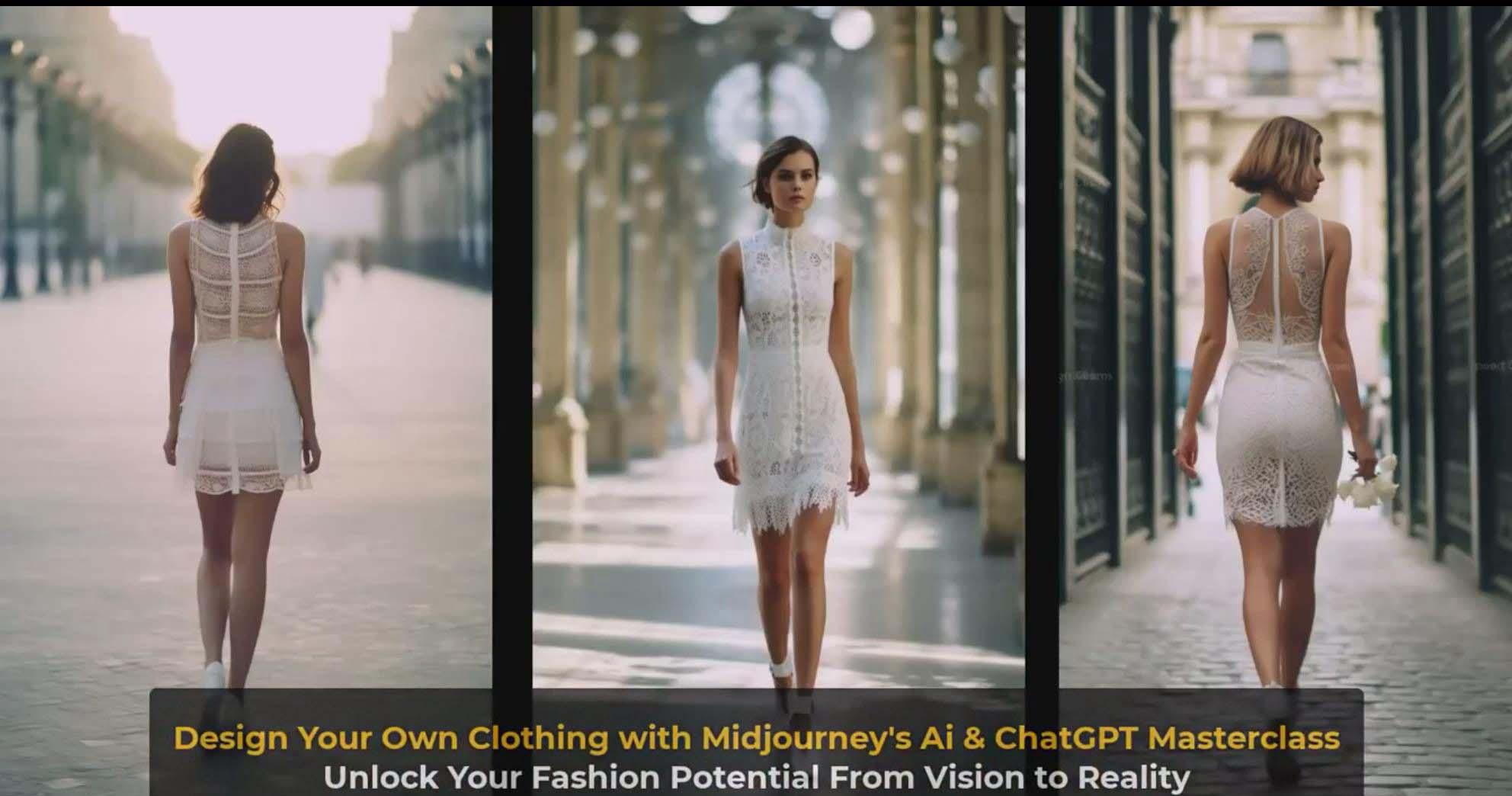 图片[2]-利用 Midjourneys Ai 人工智能设计自己的服装AI大师班-10节课-中英字幕-资源宝库
