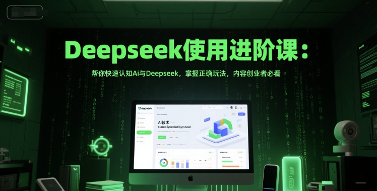 Deepseek使用进阶课：帮你快速认知Ai与Deepseek，掌握正确玩法，内容创业者必看-资源宝库