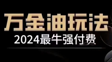 2024最牛强付费，万金油强付费玩法，干货满满，全程实操起飞(更新25年04月)-资源宝库