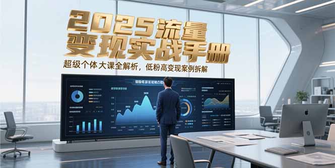 2025流量变现实战手册，超级个体大课全解析，低粉高变现案例拆解-资源宝库