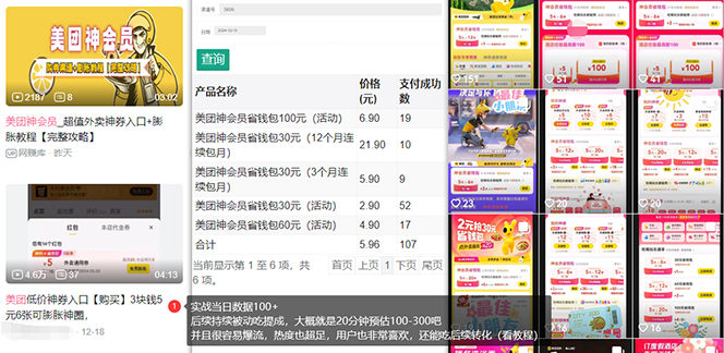 美团神券/神会员_入门级教程,外卖券膨胀推广项目【蓝海市场攻略】-资源宝库
