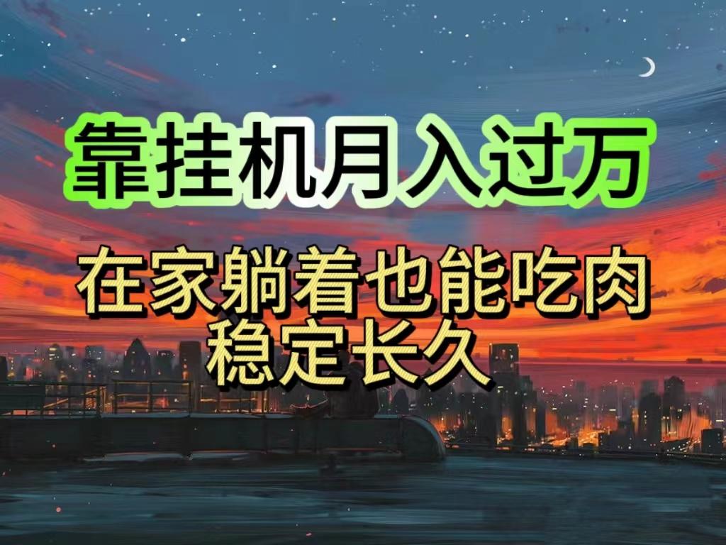 挂机项目日入1000+，躺着也能吃肉，适合宝爸宝妈学生党工作室，电脑手...-资源宝库