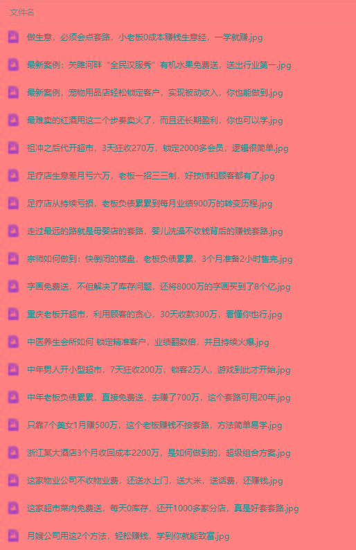 图片[3]-(9607期)真实有效391套商业模式，年入几十到几百万案例解析(电子书+视频+图文)-资源宝库