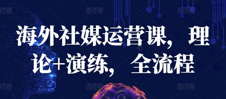 海外社媒运营课，理论+演练，全流程-资源宝库