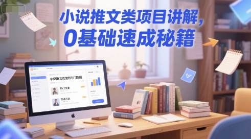 小说推文类项目讲解,0 基础速成秘籍-资源宝库