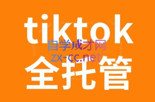 TikTok跨境电商全托管运营模式精品课-资源宝库