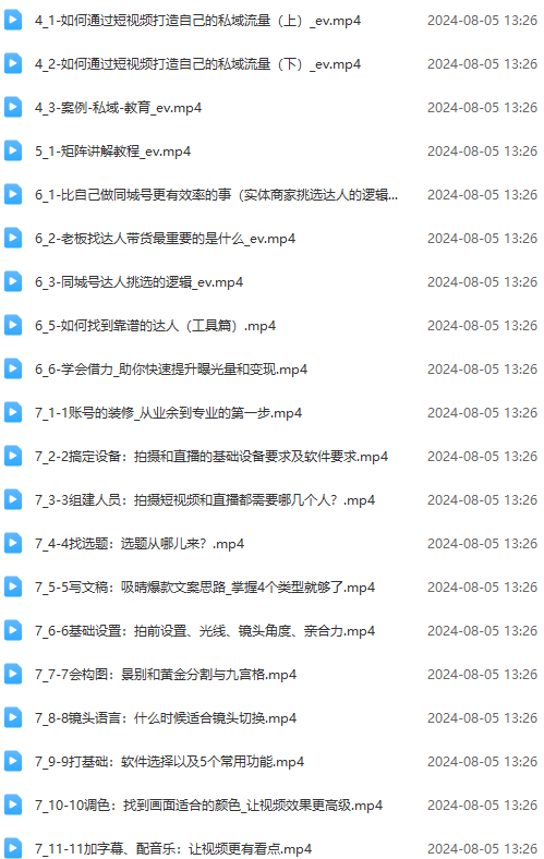图片[2]-实体店老板获客特训营：认知、定位、文案、矩阵、直播、AI等(72节-资源宝库