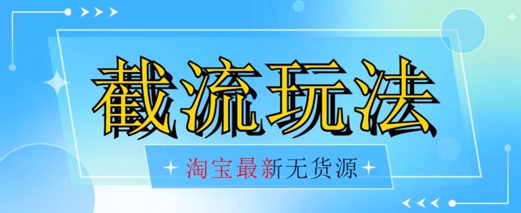 首发价值2980最新淘宝无货源不开车自然流超低成本截流玩法日入300+【揭秘】【1016更新】-资源宝库
