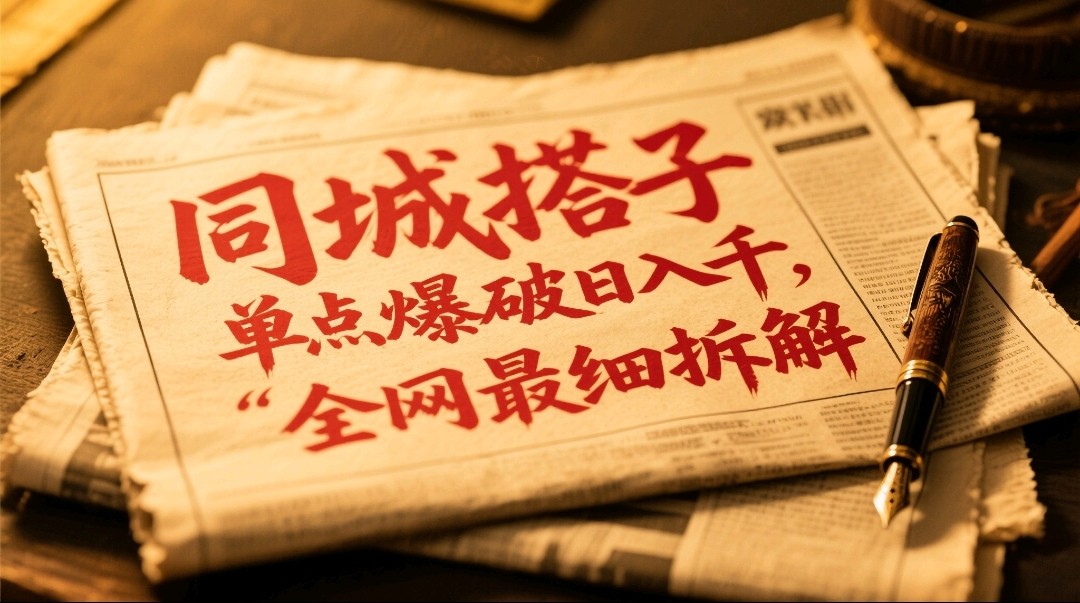 同城搭子群19.9单点爆破日入千,搭子组局月入万,全网最细拆解-资源宝库