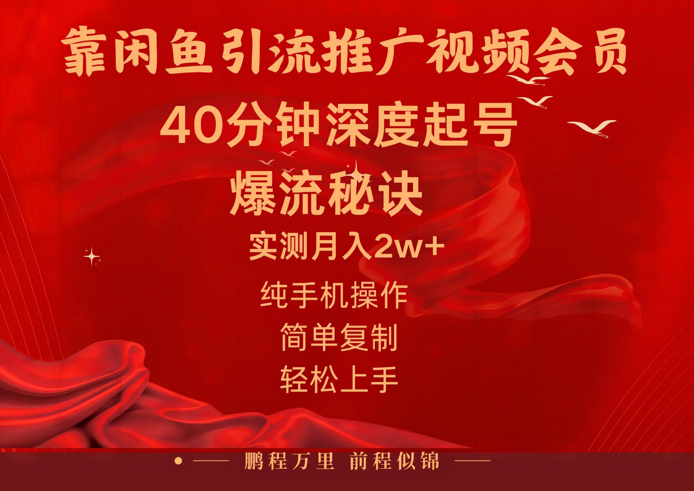 闲鱼暴力引流推广视频会员，能做到日入2W+，操作简单-资源宝库