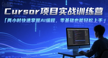 Cursor项目实战训练营,两小时快速掌握AI编程,零基础也能轻松上手-资源宝库