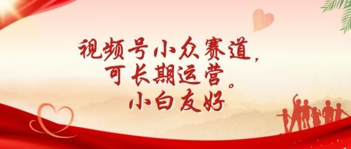 视频号小众赛道，可长期运营，小白友好【揭秘】-资源宝库