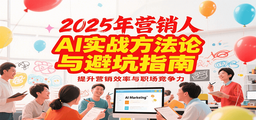 2025年营销实战方法论与避坑指南,利用AI提升营销效率与职场竞争力-资源宝库
