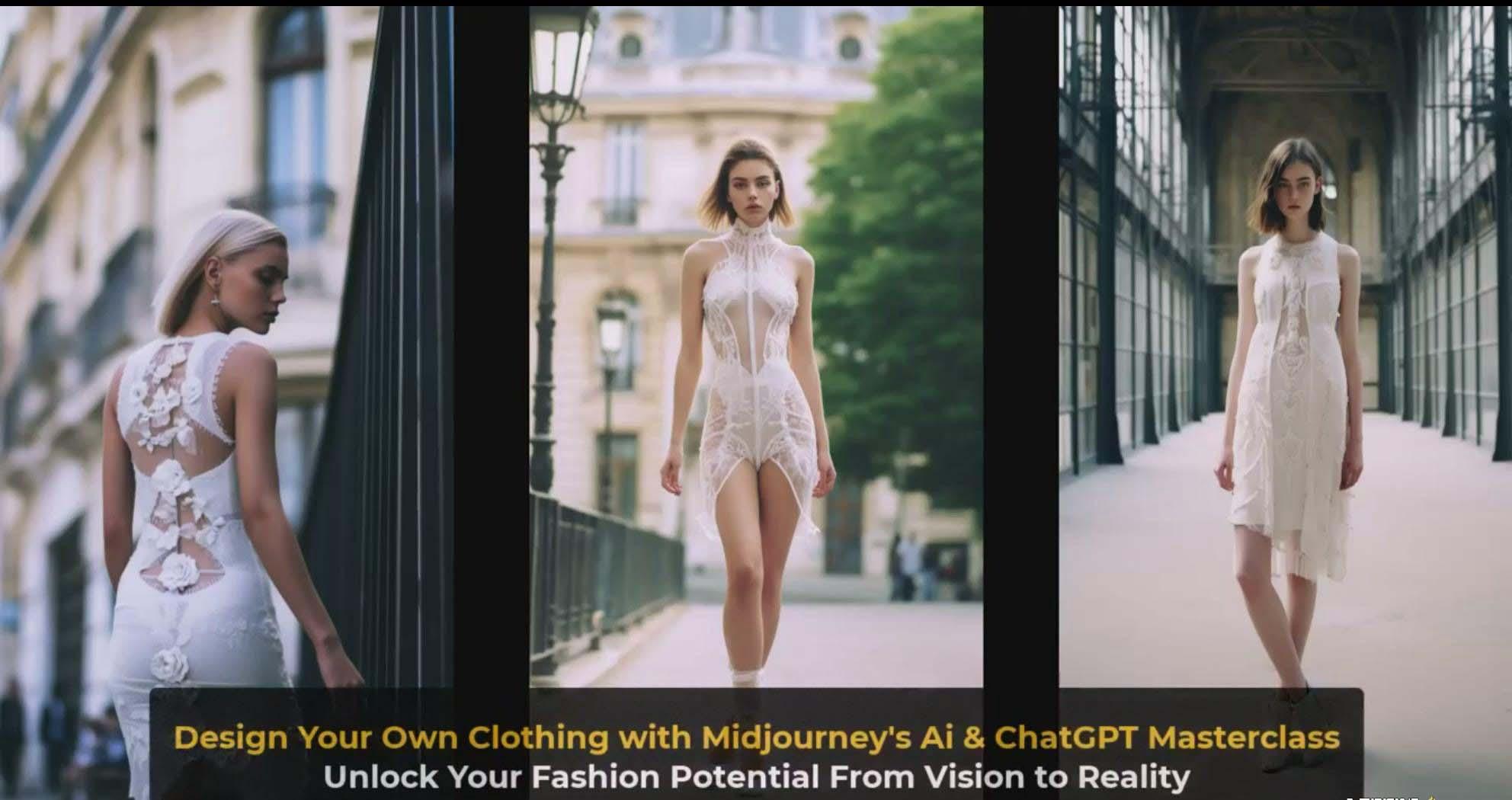 图片[4]-利用 Midjourneys Ai 人工智能设计自己的服装AI大师班-10节课-中英字幕-资源宝库
