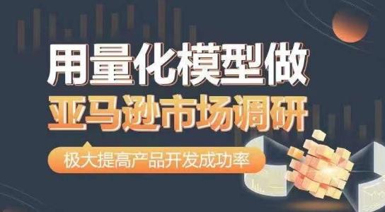 用量化模型做亚马逊市场调研，从数据出发，更高效更准确做判断，极大提高产品开发成功率-资源宝库