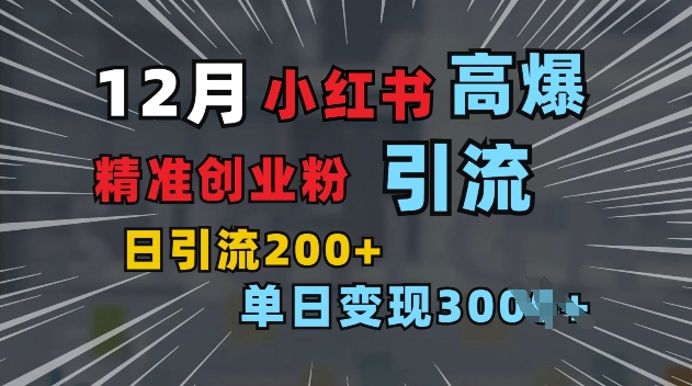 小红书一张图片“引爆”创业粉，单日+200+精准创业粉 可筛选付费意识创业粉【揭秘】-资源宝库