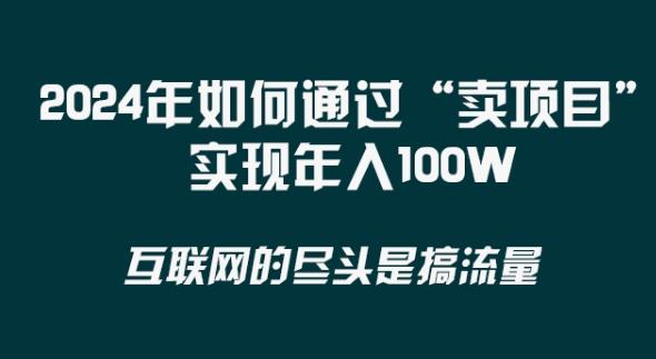 2024年 做项目不如‘卖项目’更快更直接！年入100万-资源宝库