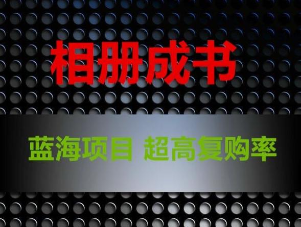 相册成书，蓝海项目，认真操作月入过万【揭秘】-资源宝库