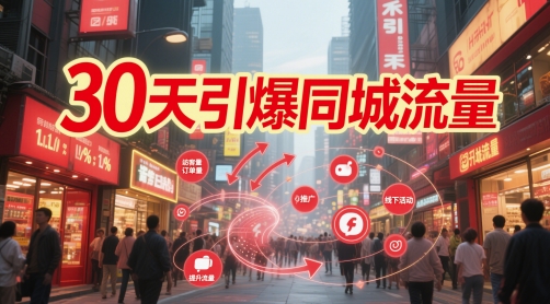 30天引爆同城流量:团购篇 认知篇 流量篇 来客篇 达人篇 老板人设IP篇 投流篇-资源宝库