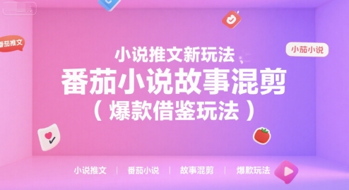 小说推文新玩法，番茄小说故事混剪(爆款借鉴玩法)-资源宝库