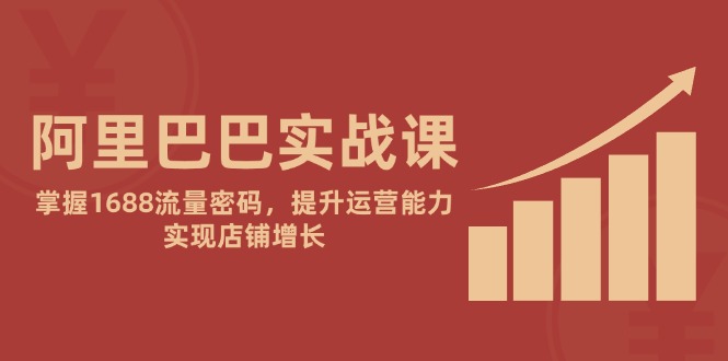 阿里巴巴实战课：掌握1688流量密码，提升运营能力，实现店铺增长-资源宝库